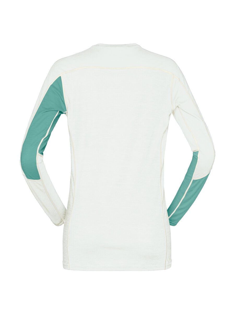 Norrona falketind equaliser merino round Neck W's, malachite green - Bild 2