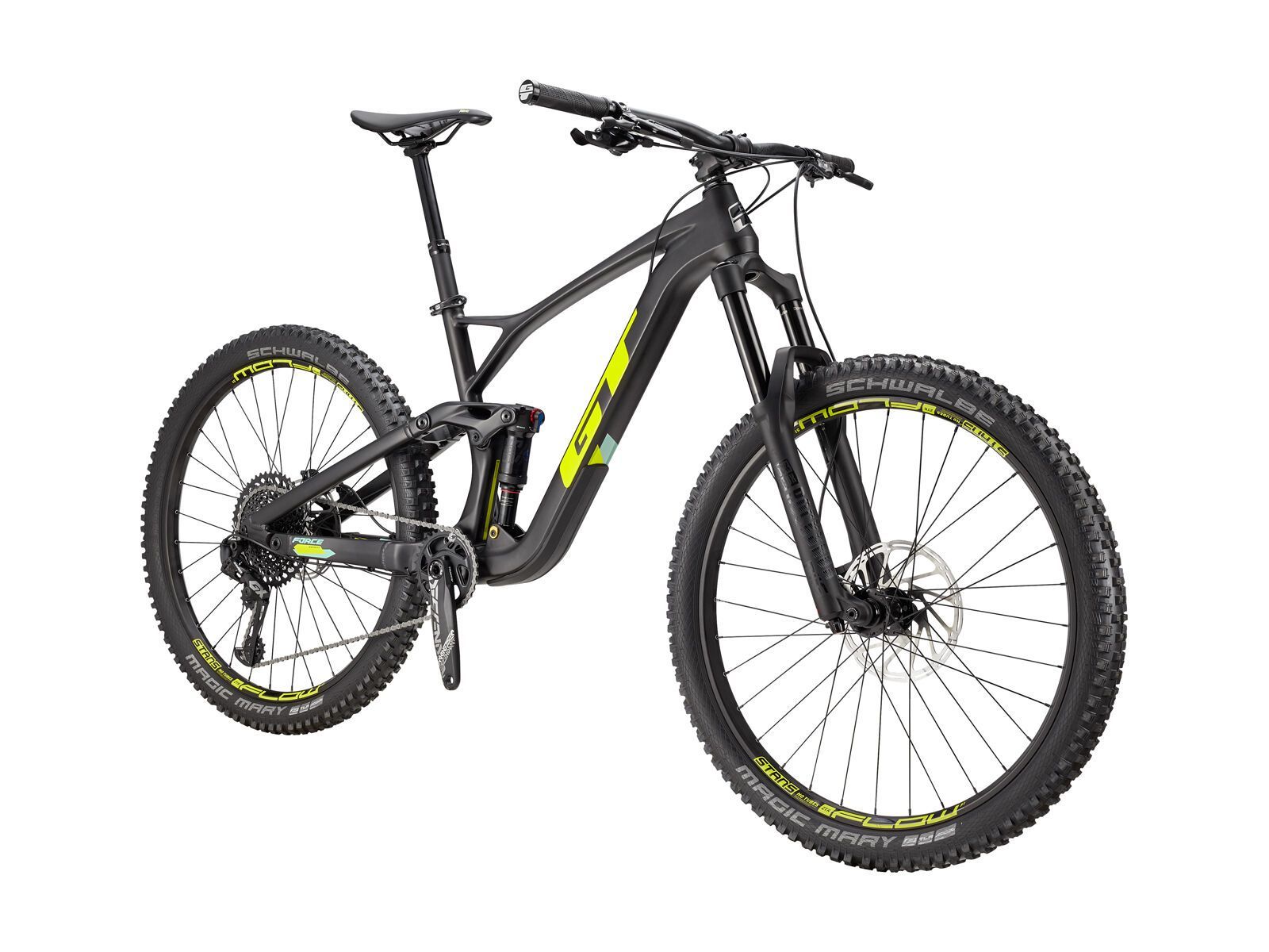 GT Force Carbon Expert, satin raw w/ gloss chartreuse and glacier mint - Bild 3