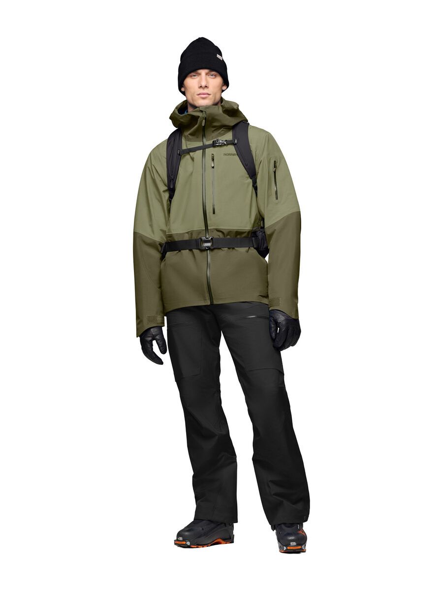 Norrona lofoten Gore-Tex Jacket M's, olive night/deep lichen green - Bild 6