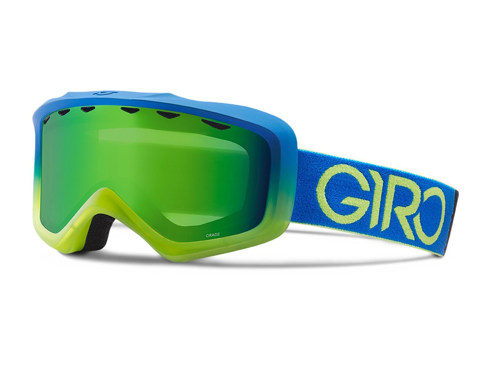 Giro Grade, blue/lime dual, loden green - Bild 1