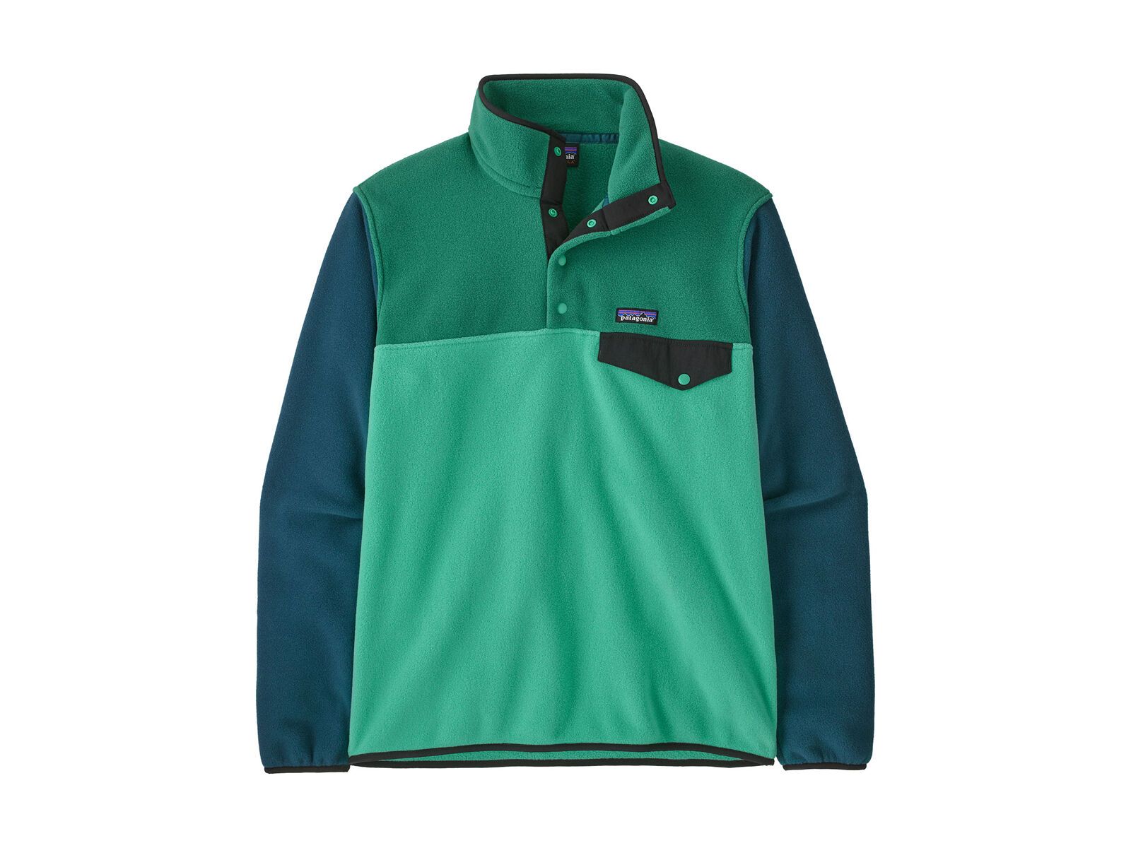 Patagonia Men's Lightweight Synchilla Snap-T Pullover, aqua stone - Bild 1