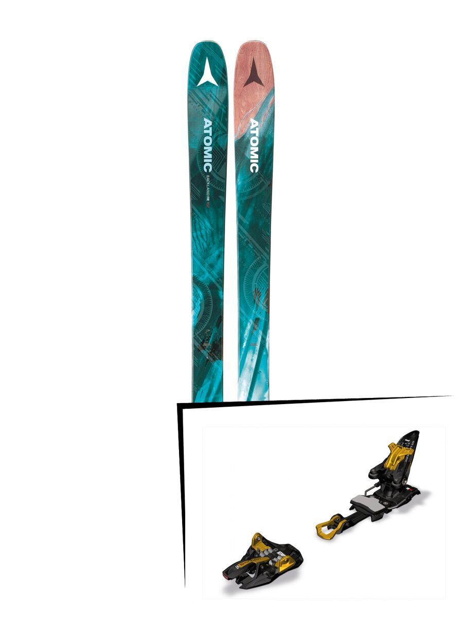 Set: Atomic Backland FR 102 W 2018 + Marker Kingpin 10 - Bild 1