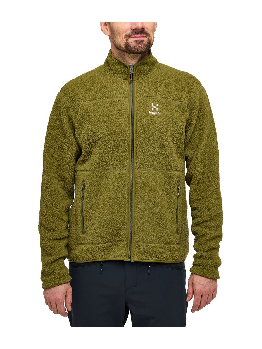 Haglöfs Mossa Pile Jacket Men, olive green - Bild 3