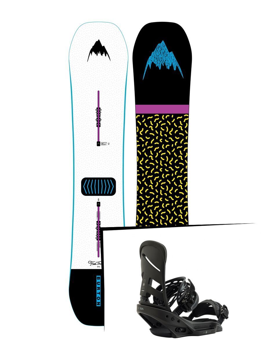 Set: Burton Free Thinker Wide 2019 + Burton Mission EST blackish - Bild 1