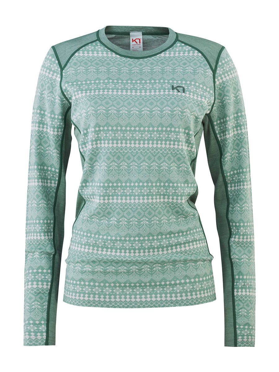Kari Traa Maud Long Sleeve, sage - Bild 1