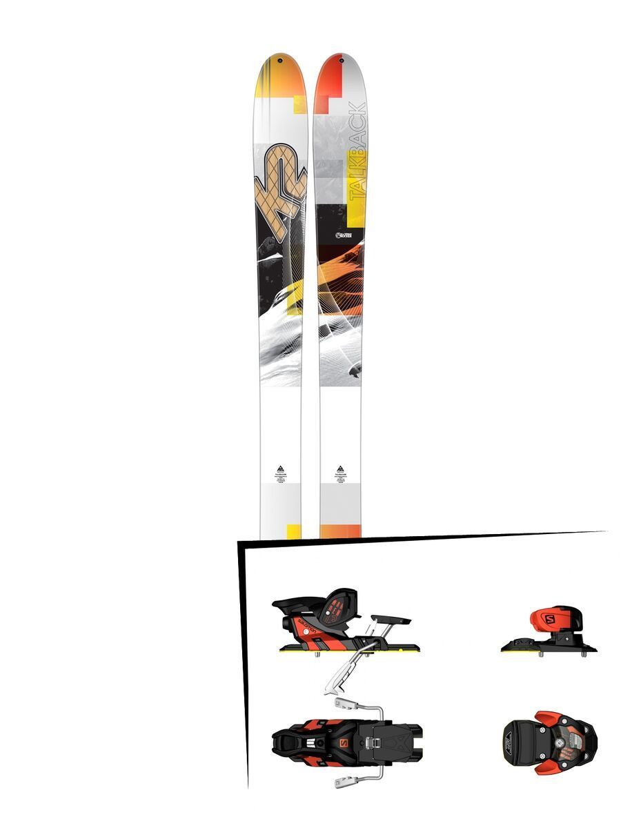K2 SKI Set: Talkback 96 2016 + Salomon Warden MNC 13 - Bild 1