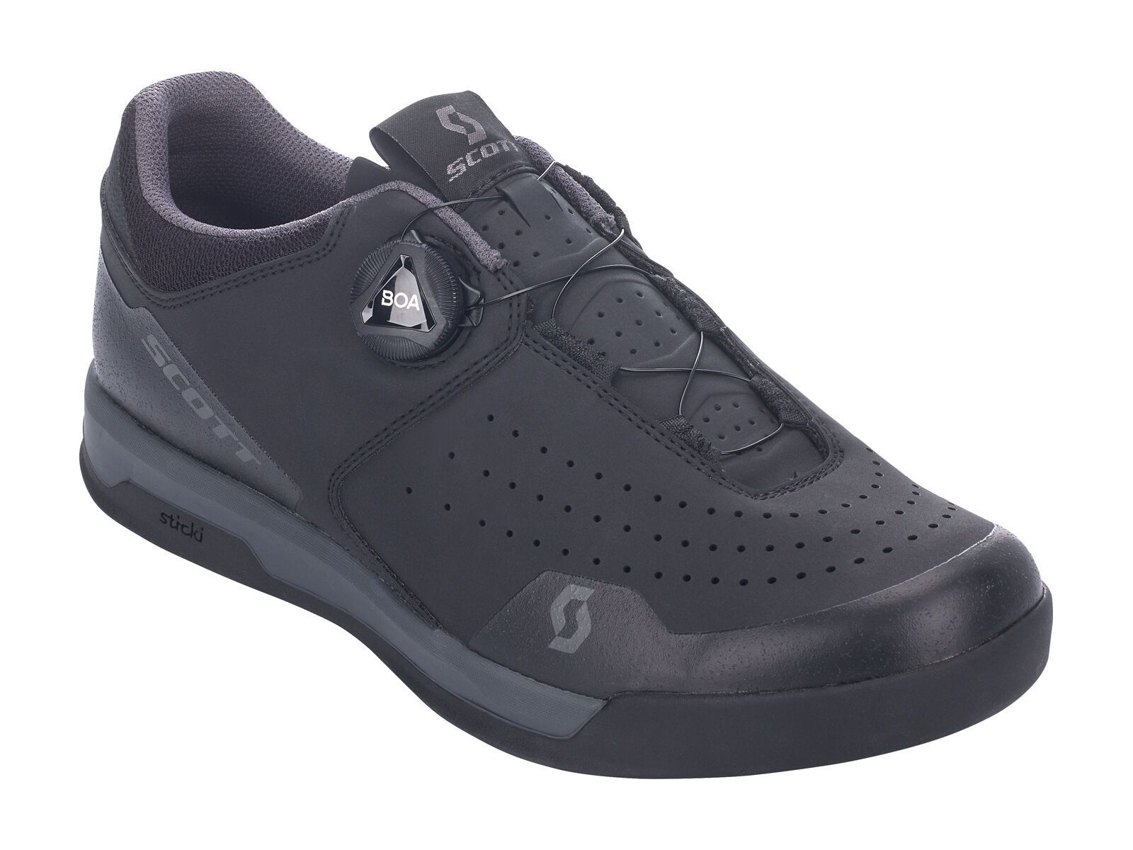 Scott Sport Volt Clip Shoe, matt black/dark grey - Bild 1