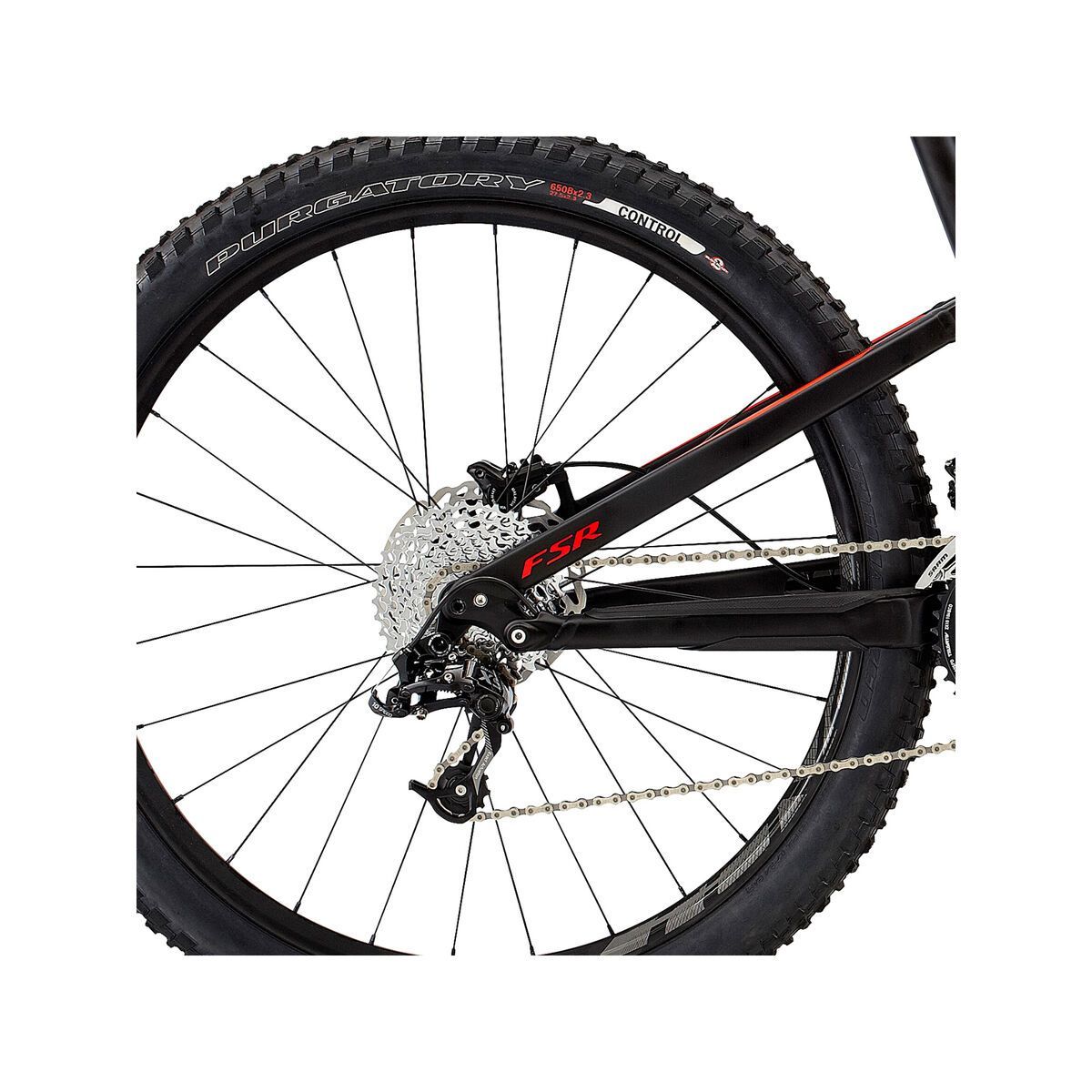 Specialized Stumpjumper FSR Comp 650b, satin black/rocket red - Bild 4