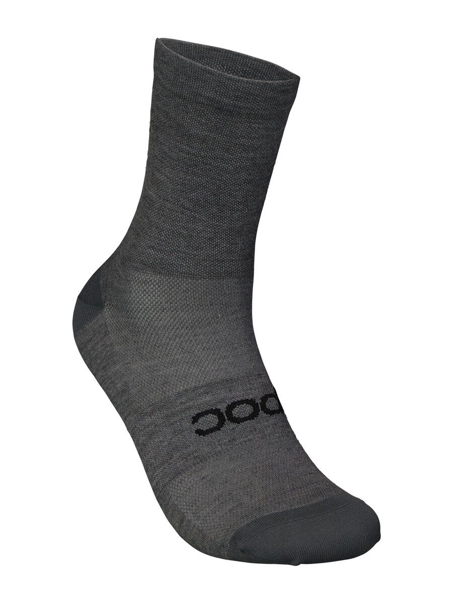POC Zephyr Merino Sock Mid, sylvanite grey melange - Bild 1