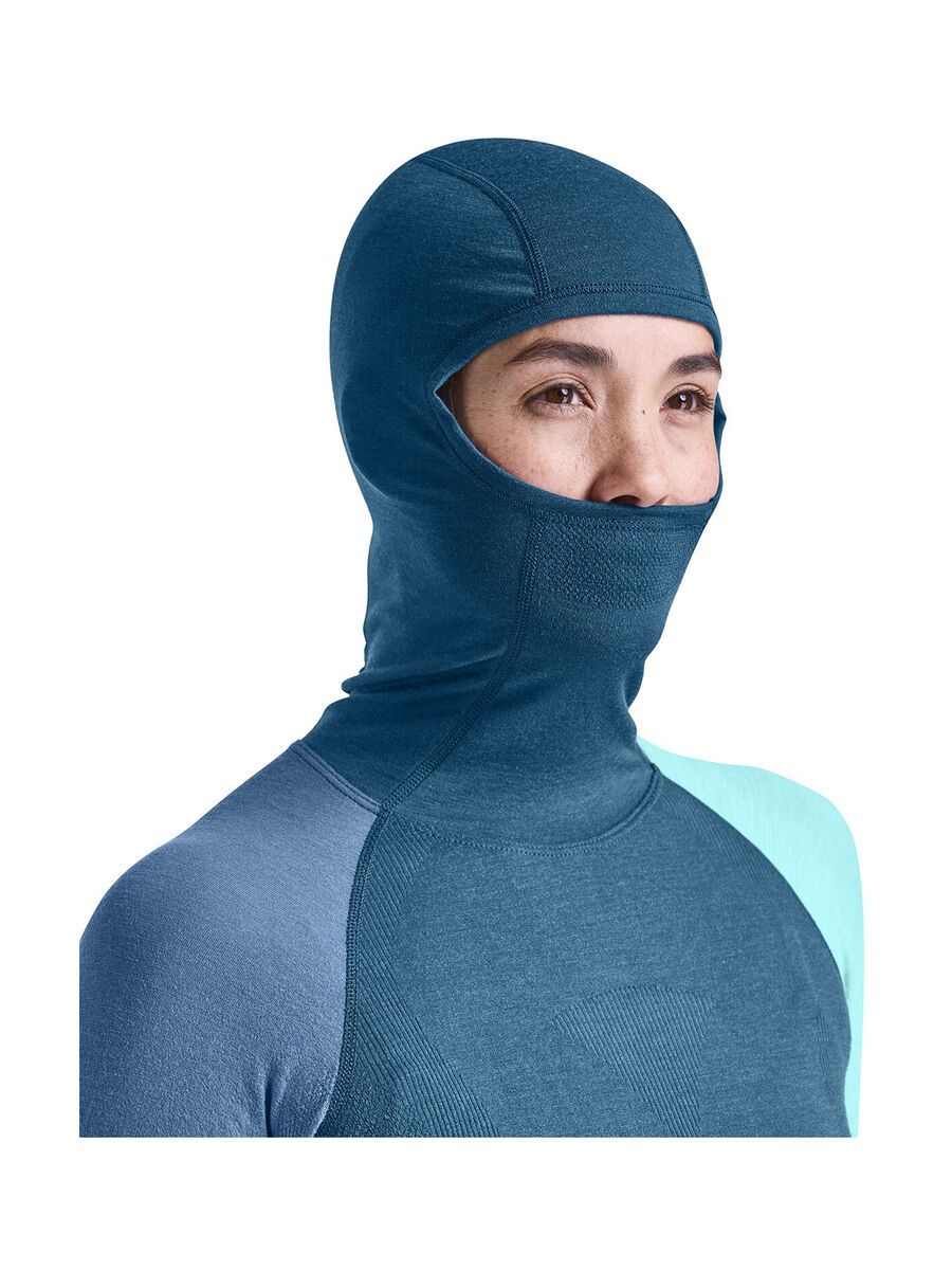 Ortovox 120 Merino Comp Light Hoody W, petrol blue - Bild 2
