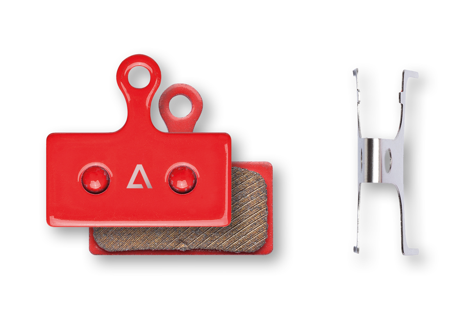 Cube Acid Scheibenbremsbelag Shimano XTR BR-M9000/9020/M985,XT BR-M8000/M785, SLX BR-M666, Alfine BR-S700 - gesintert, red - Bild 1