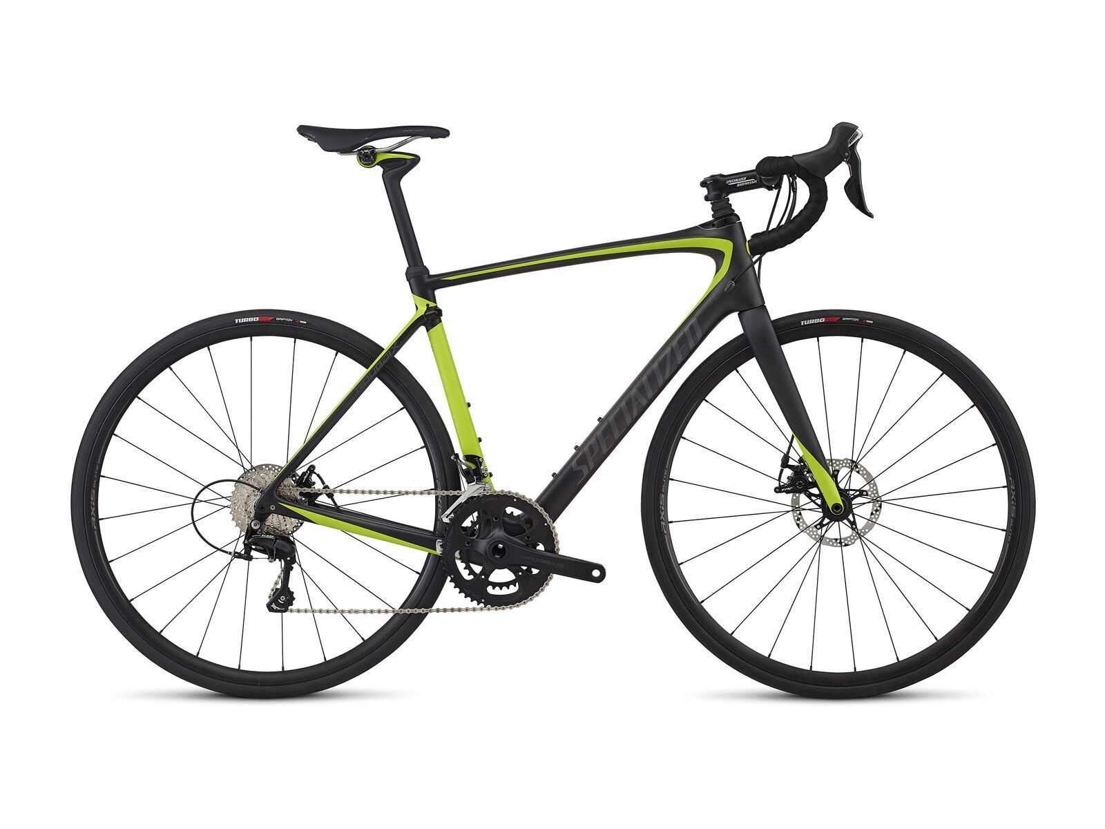 Specialized Roubaix Elite, satin carbon/hyper green/charcoal - Bild 1