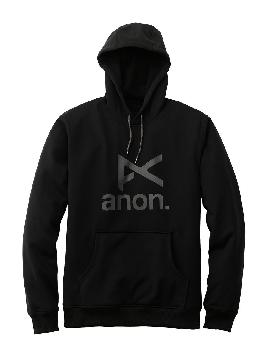 Anon Mens Stacked Pullover, True Black - Bild 1