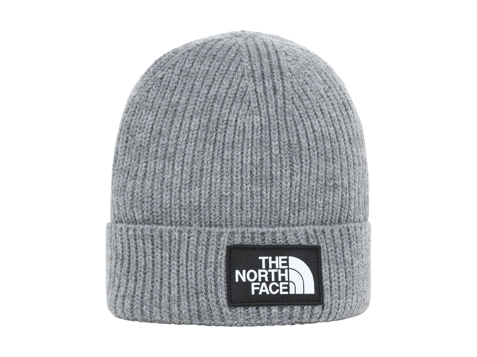 The North Face Youth TNF Box Logo Cuff Beanie, tnf medium grey heather - Bild 1