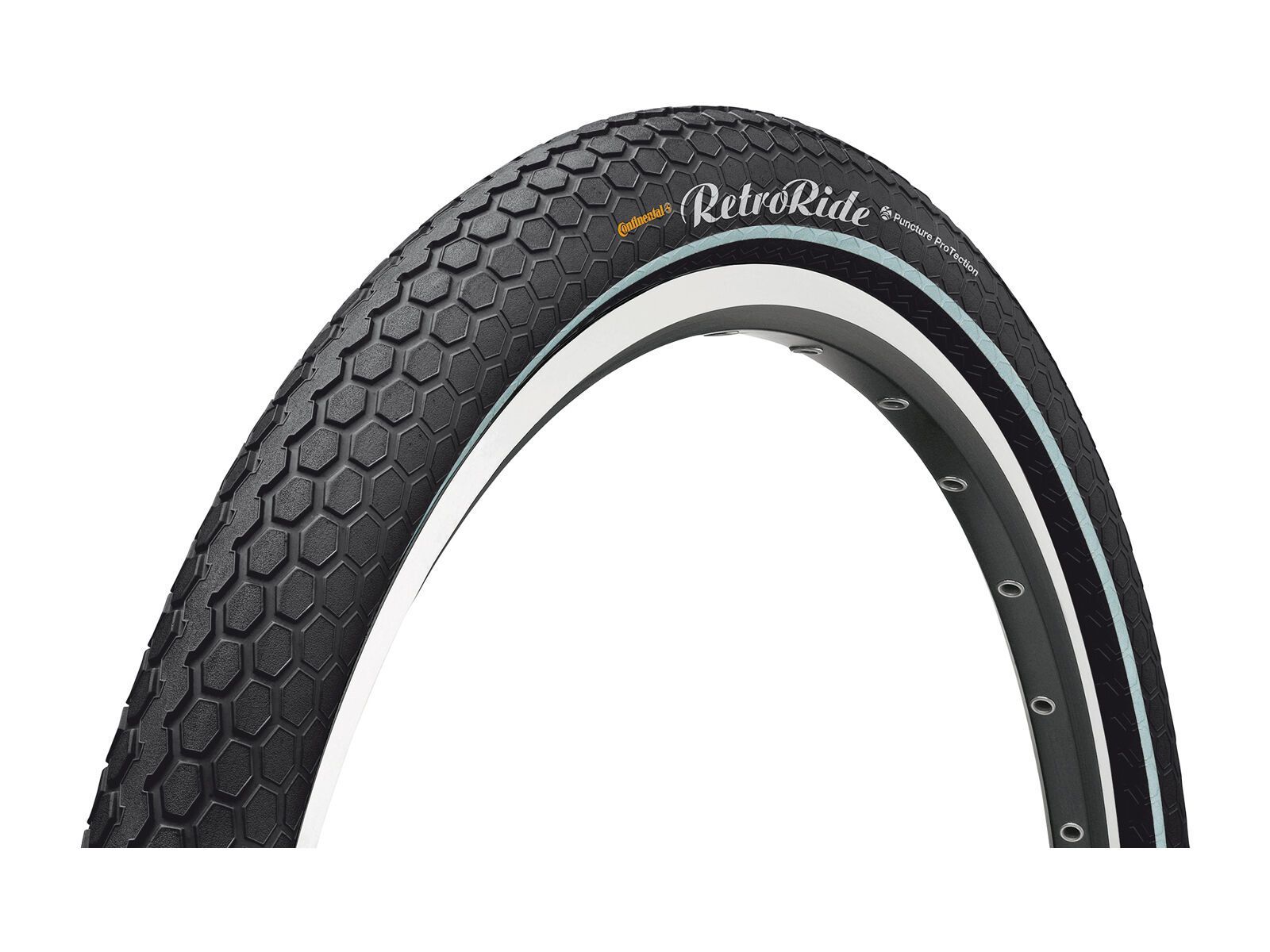 Continental Retro Ride PunctureProTection, 28 Zoll, black-reflex - Bild 1