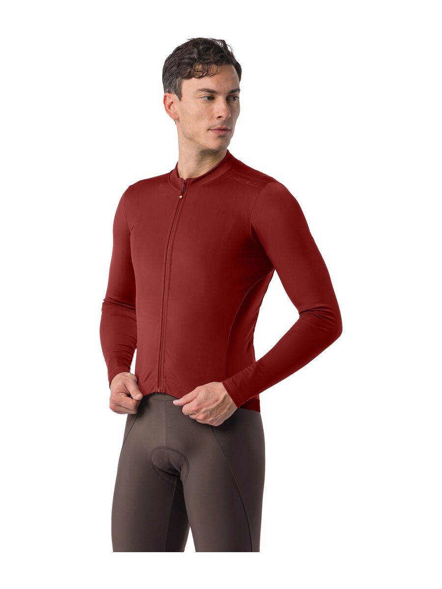 Castelli Espresso Thermal 2 Jersey, garnet - Bild 2