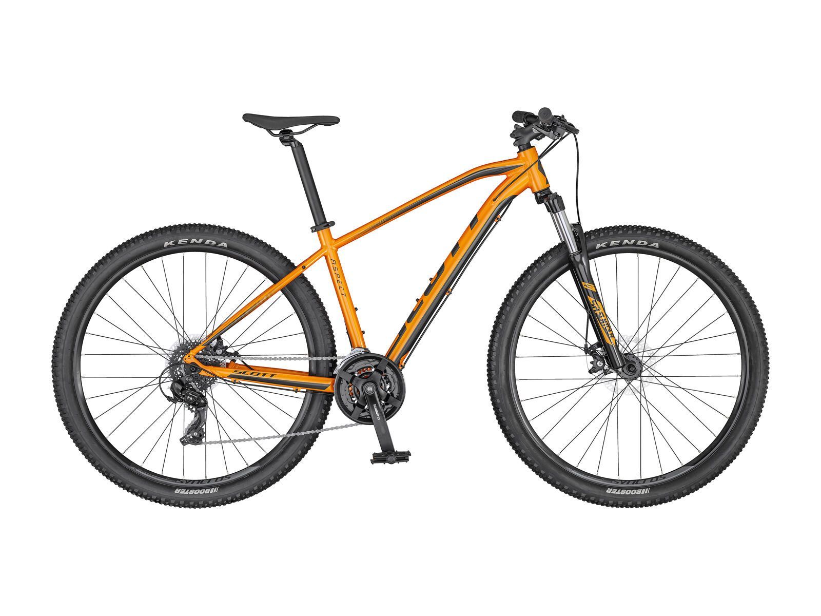 Scott Aspect 970, tangerine orange/dark grey - Bild 1