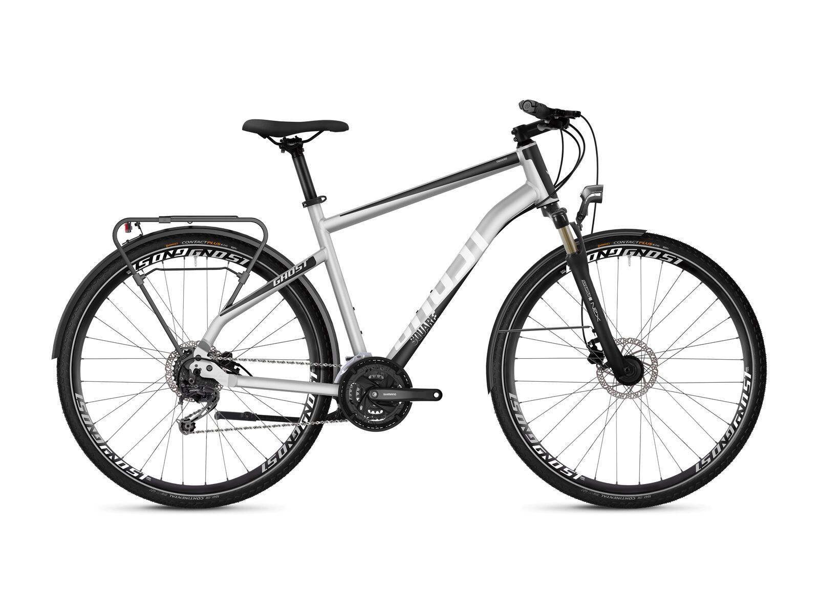 Ghost Square Trekking 4.8 AL, iridium silver/jet black/star white - Bild 1