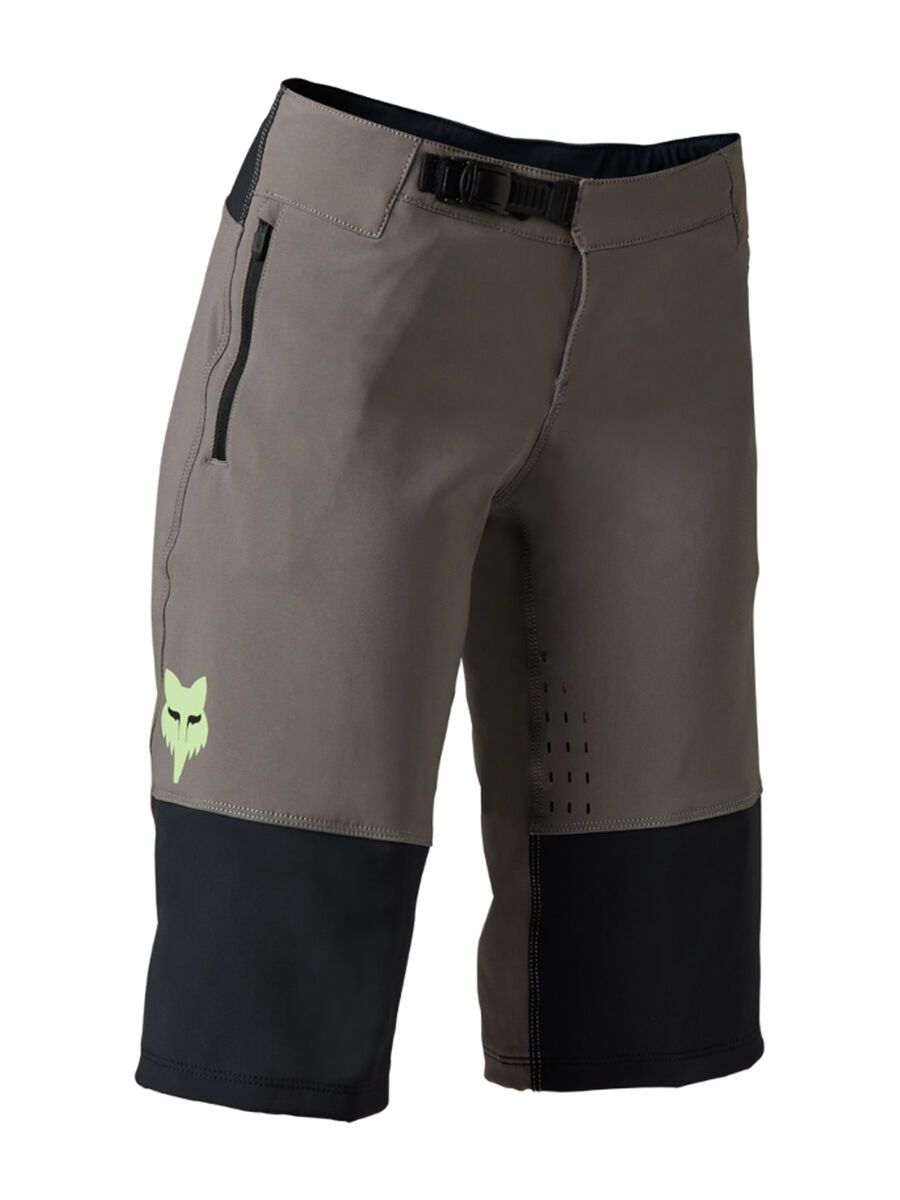 Fox Womens Defend Race Shorts pewter S 31091-052-S
