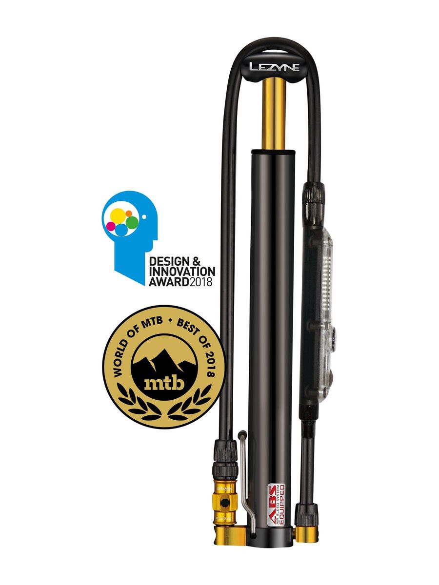 Lezyne Micro Floor Drive Digital HVG, black - Bild 2