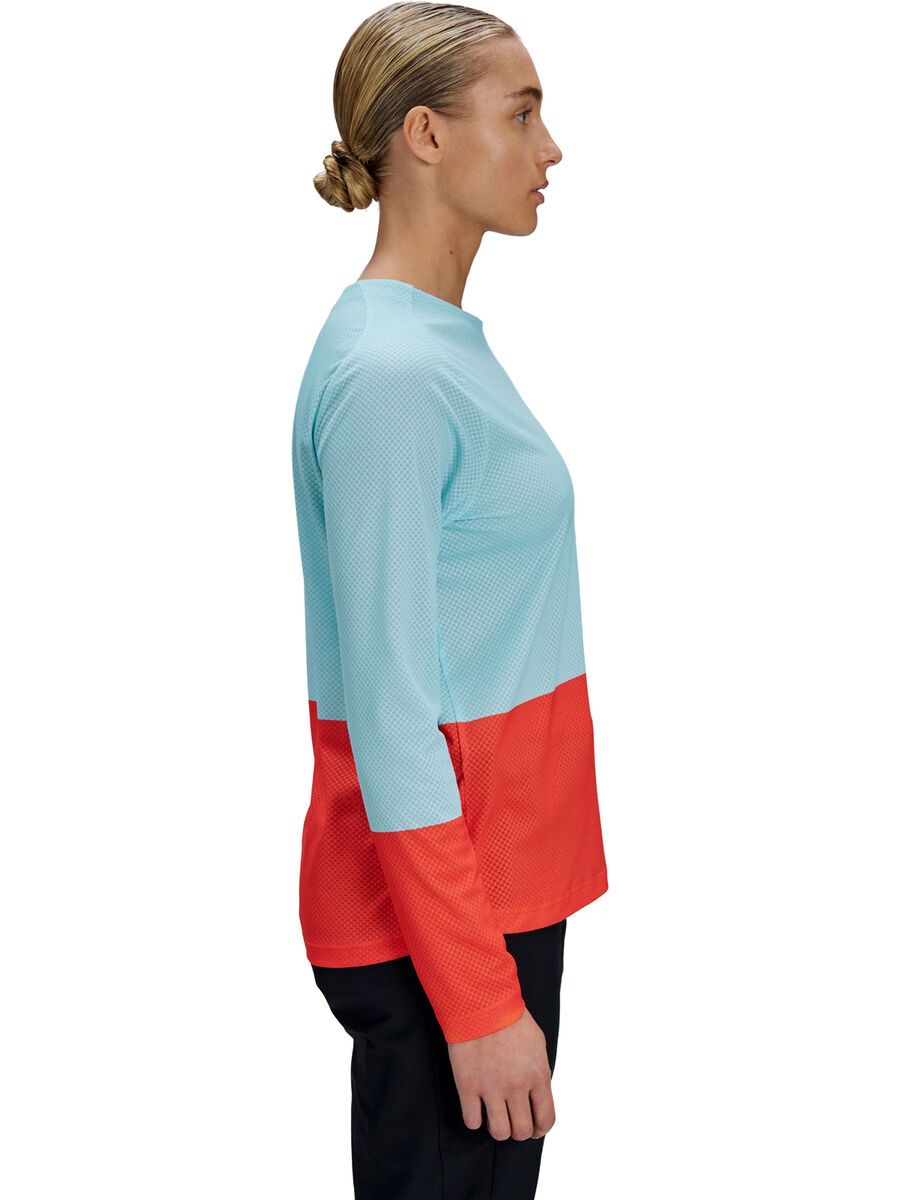 POC W's Motion Air Long Sleeve MTB Jersey, lazurite blue/carnelian orange - Bild 7