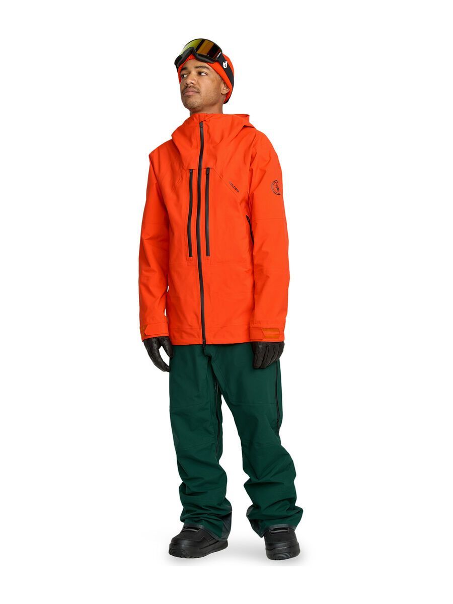 Volcom Anyox Guide Gore Pro Shell Jkt, orange shock - Bild 7
