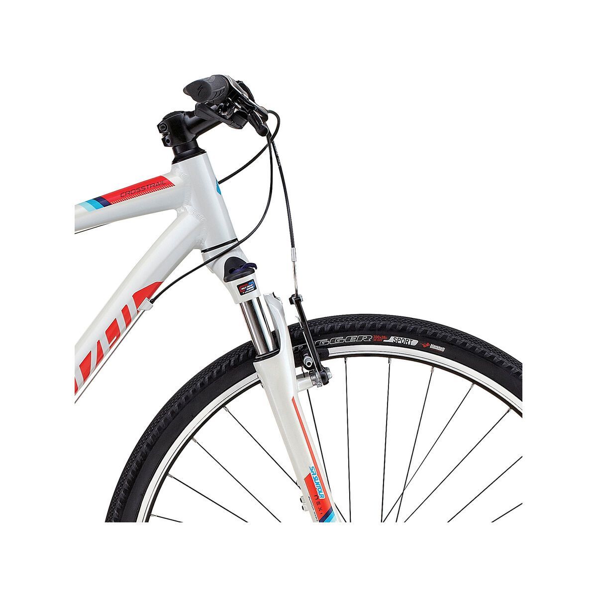 Specialized Crosstrail, dirty white/rocket red/cyan - Bild 5