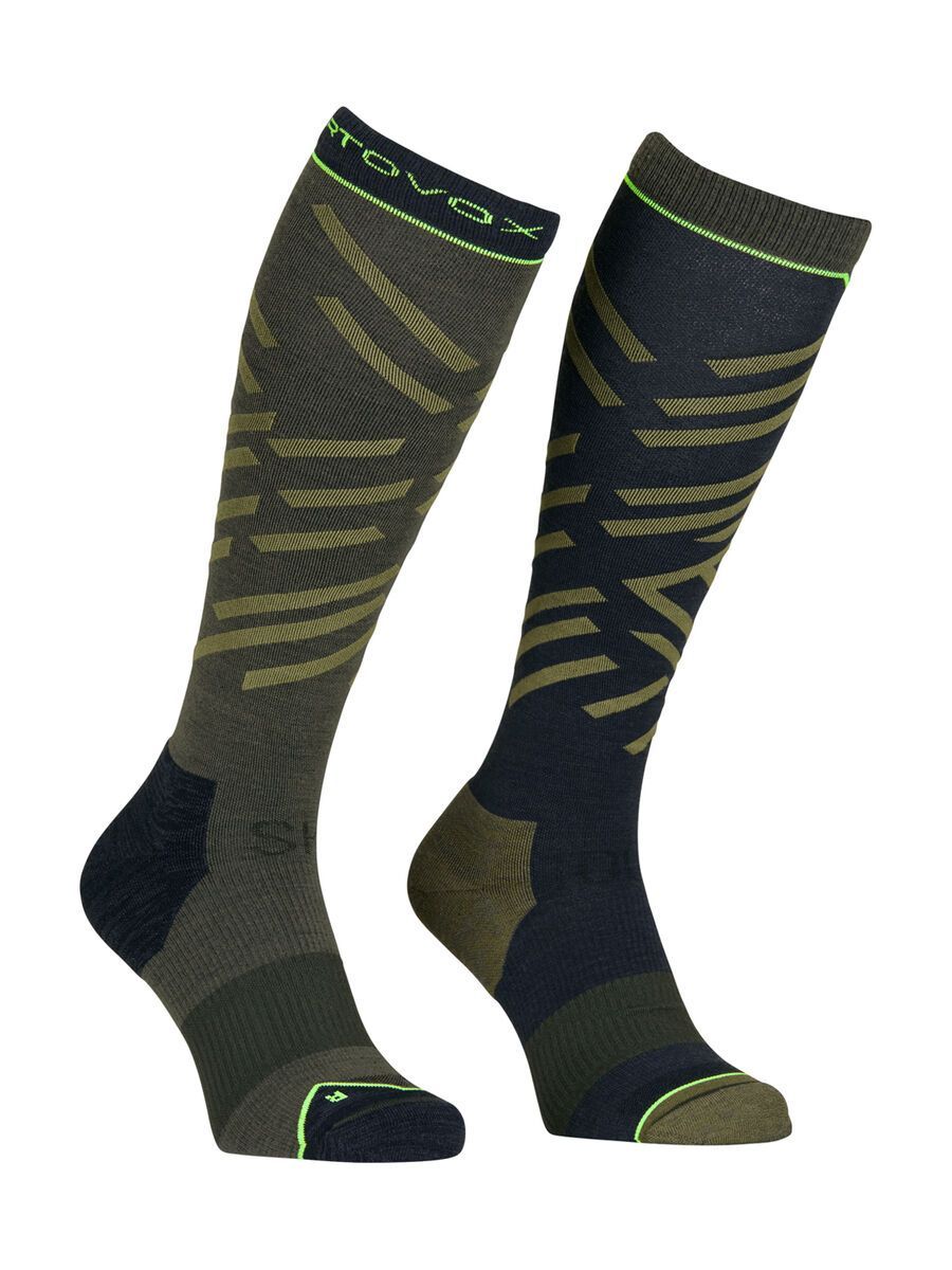 Ortovox Ski Tour Long Socks M, dark wild herbs - Bild 1