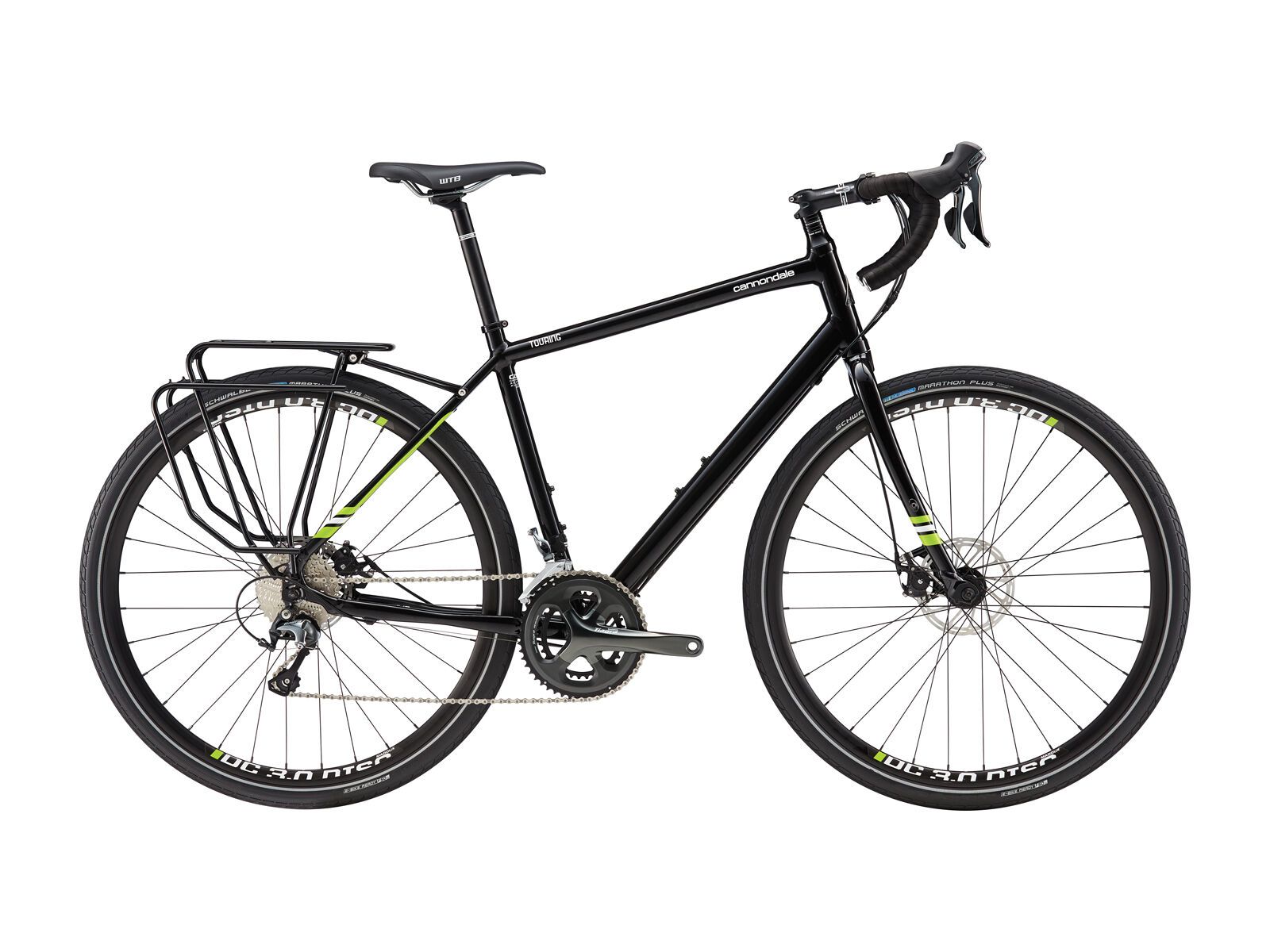 Cannondale Touring 1 650B, jet black w/ berzerker green details - Bild 1
