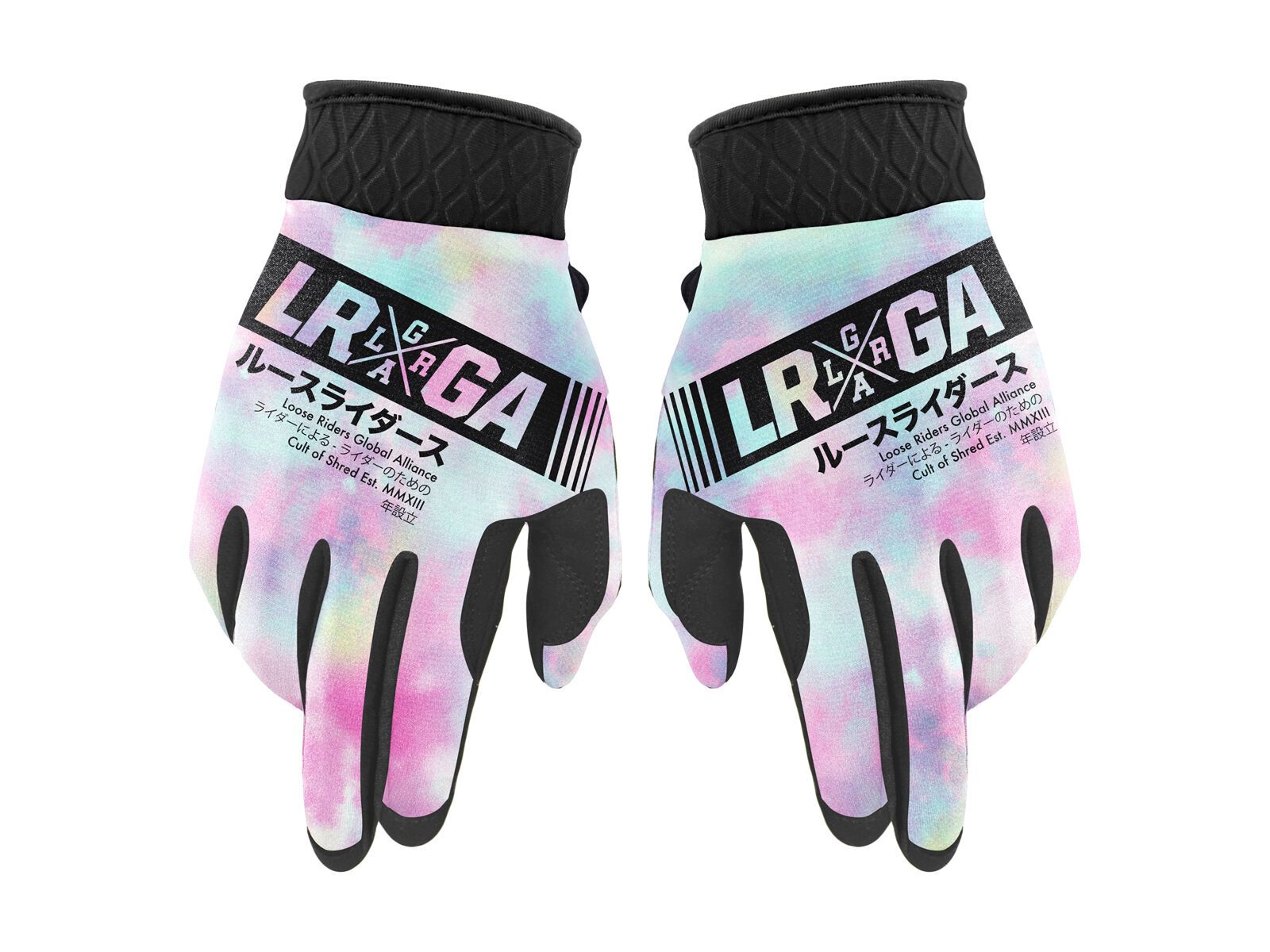 Loose Riders Freeride Gloves Tie Dye Pastel, multi color - Bild 1