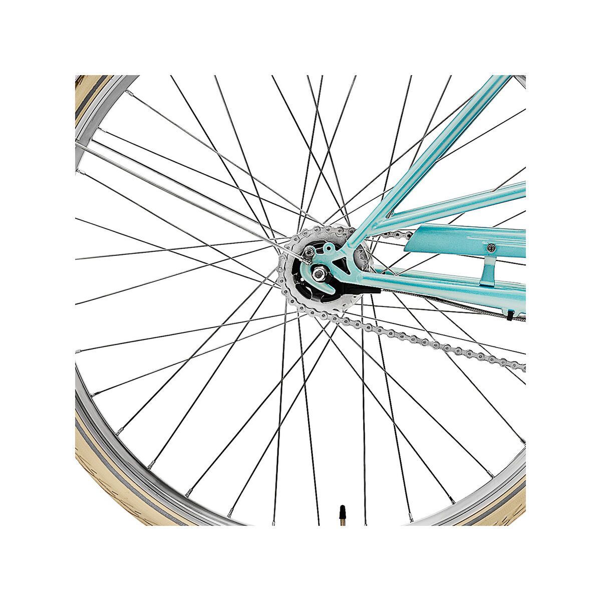 Creme Cycles Caferacer Lady Uno, turquoise - Bild 4