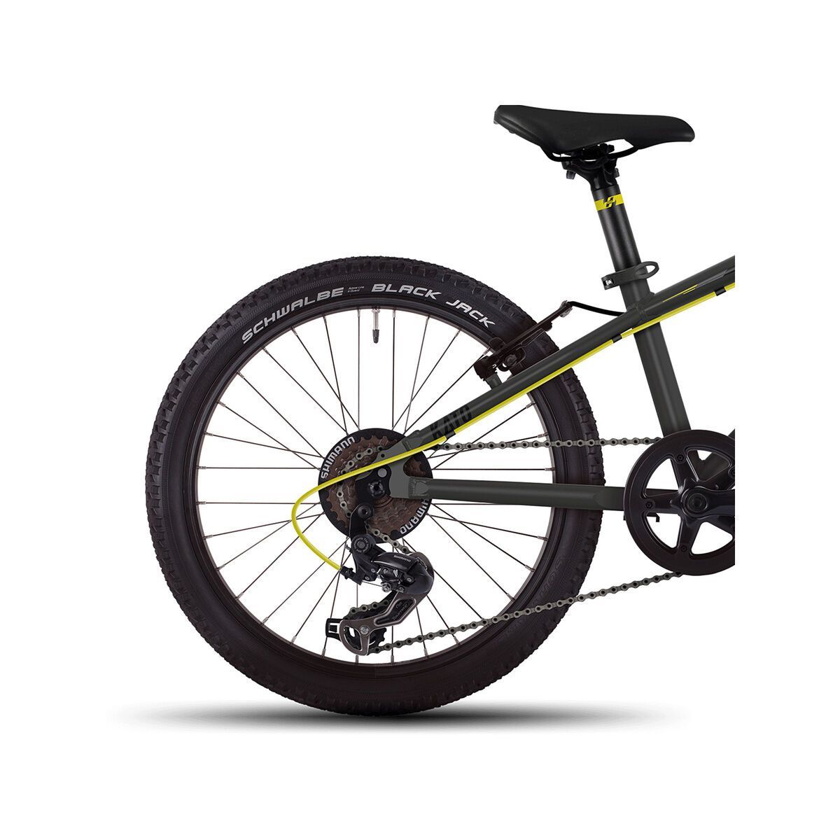 Ghost Kato Kid 2 AL 20, gray/night black/neon yellow - Bild 4