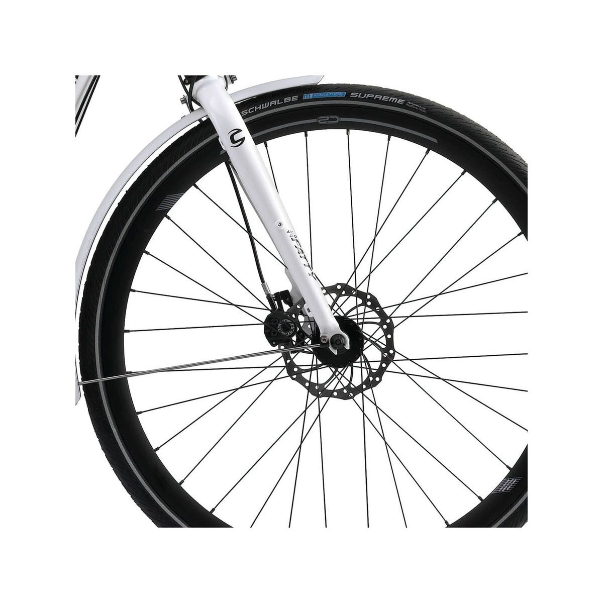 Cannondale E-Series 1 Headshok Step Trough 300Wh., magnesium white gloss - Bild 2