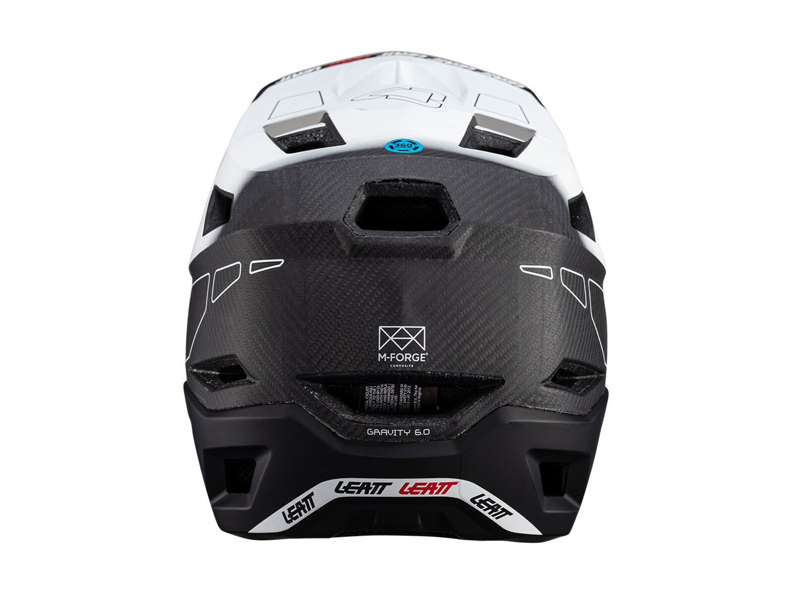 Leatt Helmet MTB Gravity 6.0 Carbon, white - Bild 3