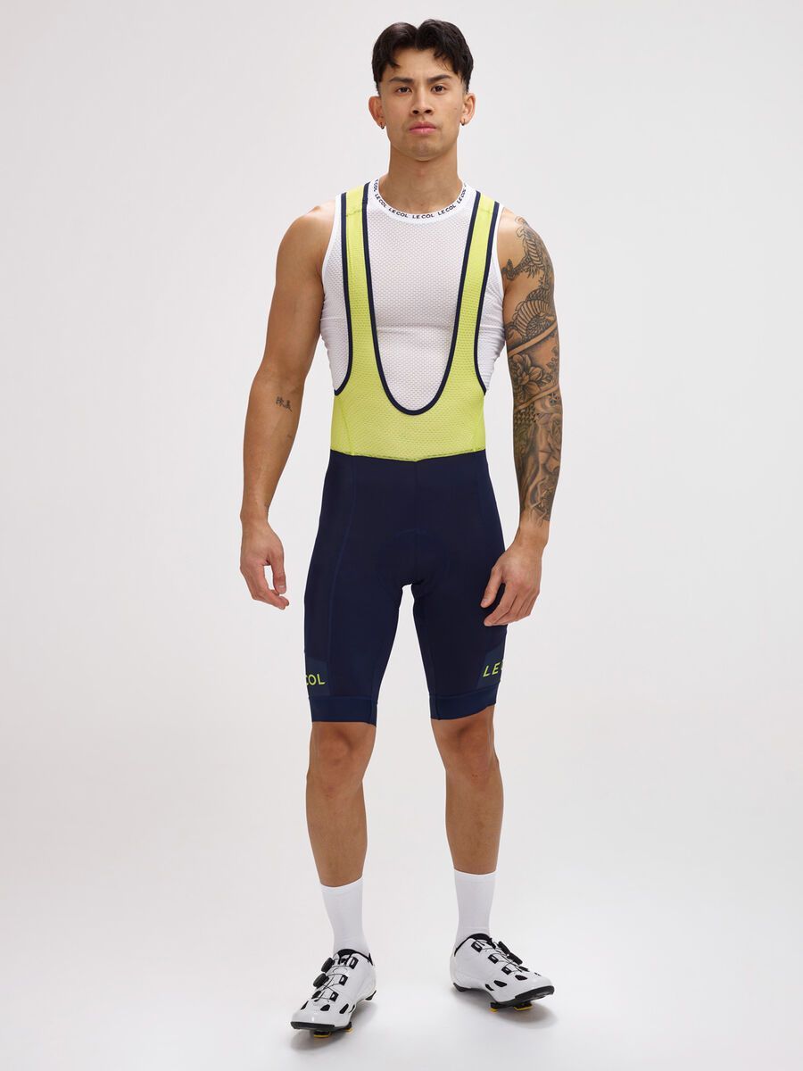 Le Col Sport Bib Shorts II, navy/lime - Bild 7