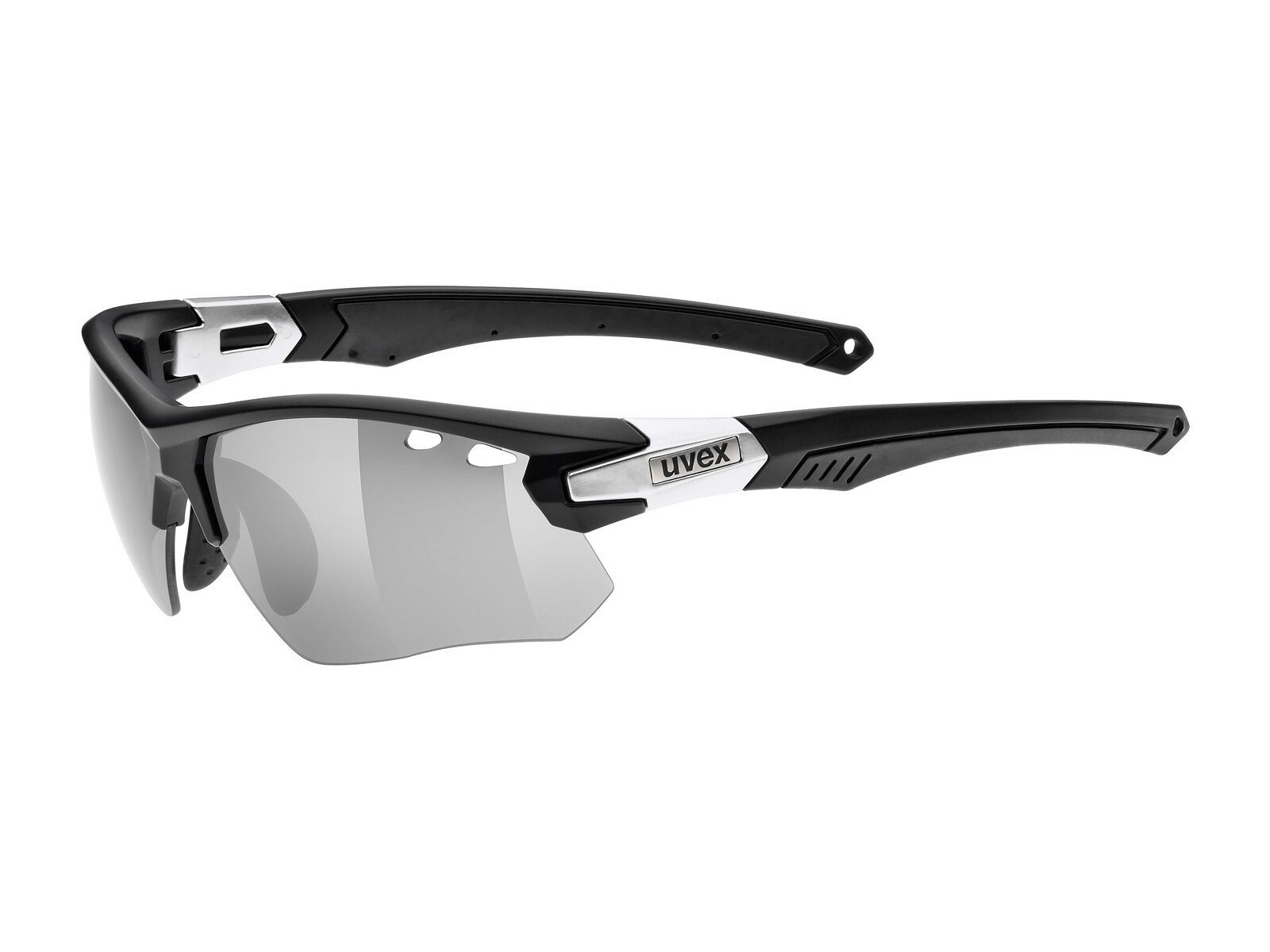 uvex Sportstyle 109 inkl. Wechselgläser, black mat silver/Lens: litemirror silver - Bild 1