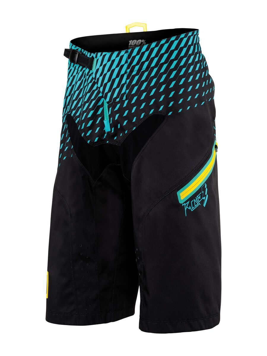 100% R-Core DH Short, black cyan - Bild 1
