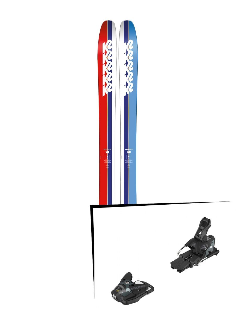Set: K2 SKI Marksman 2019 + Salomon STH2 WTR 13 black/dark grey - Bild 1