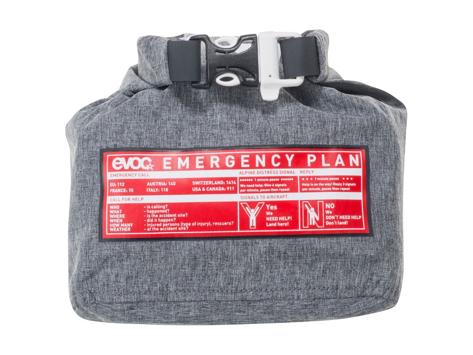 Evoc First Aid Kit Waterproof 1,5l, black/heather grey - Bild 2