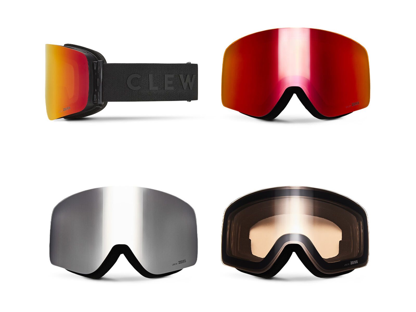 Clew Magnetic Goggle Slim, Silver / black - Bild 1