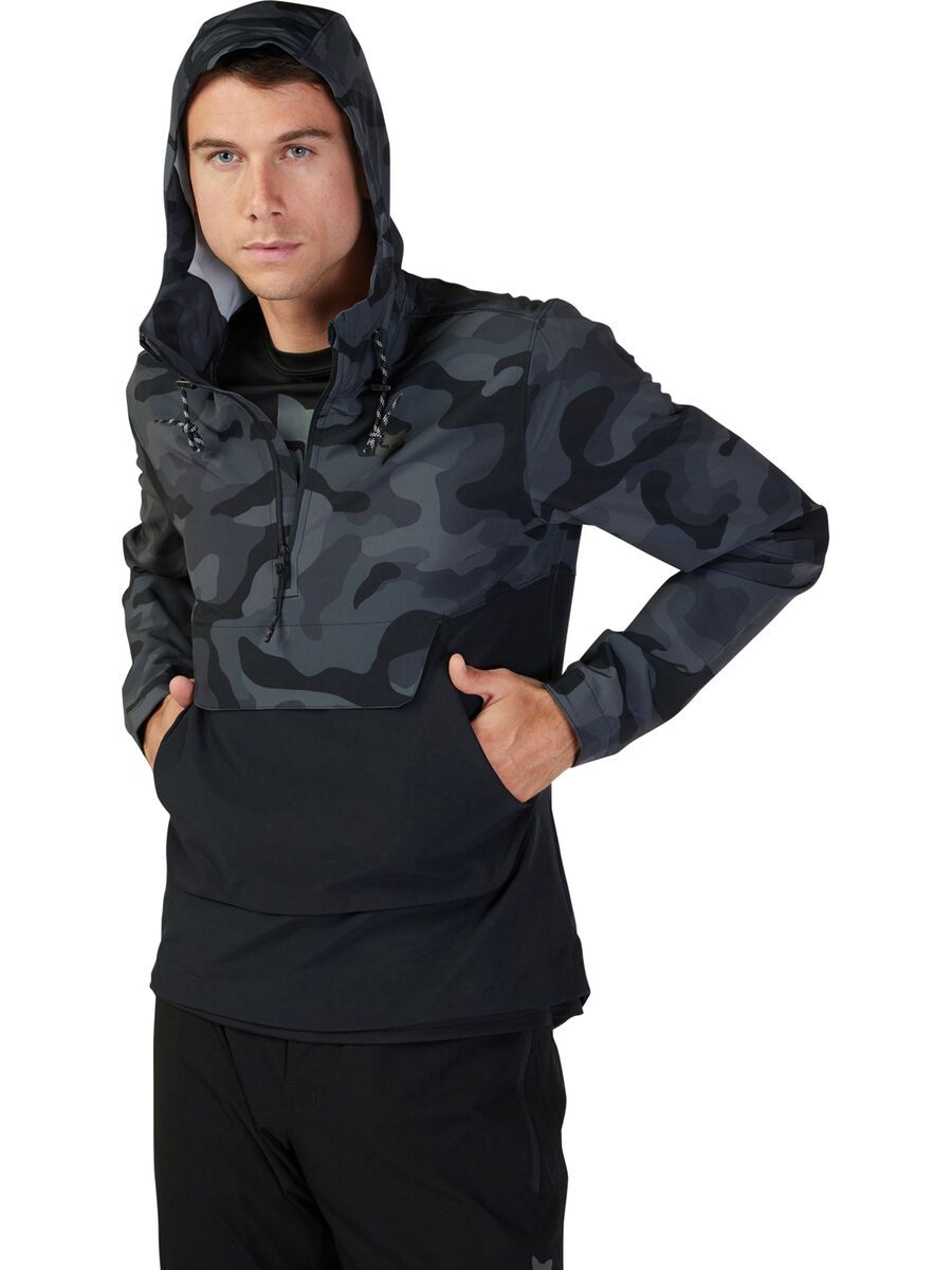 Fox Ranger Wind Pullover, black camo - Bild 7