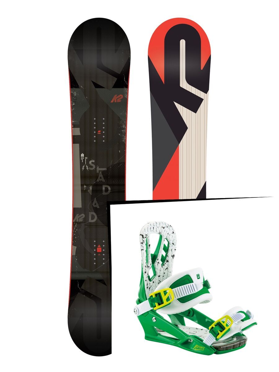 Set: K2 Standard Wide 2018 + Nitro Pusher lucky green - Bild 1
