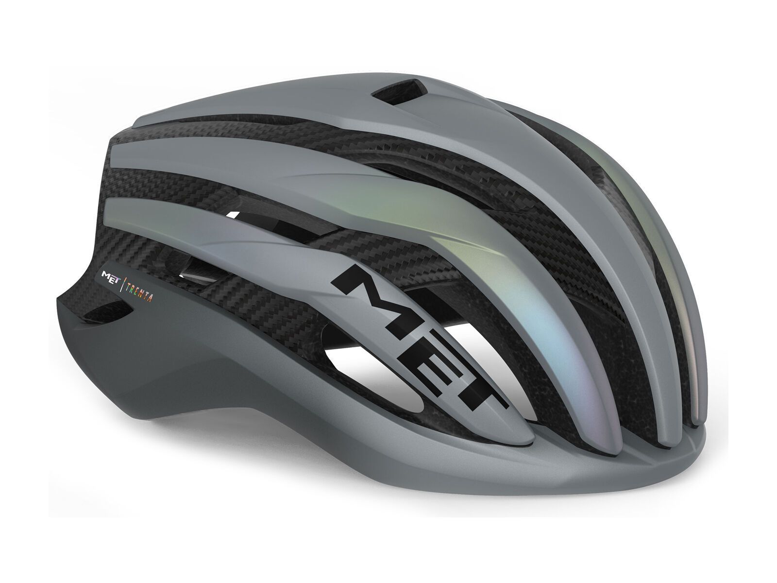 MET Trenta 3K Carbon MIPS, gray iridescent/matt - Bild 1