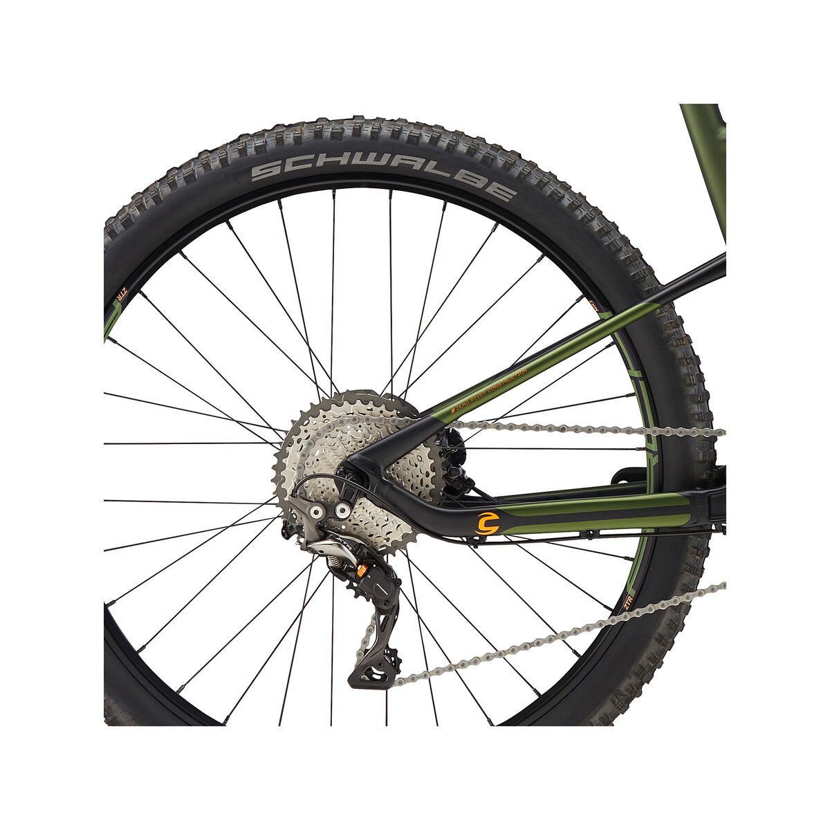 Cannondale Habit Carbon 2, vulcan green w/ acid orange and jet black, matte - VUG - Bild 4