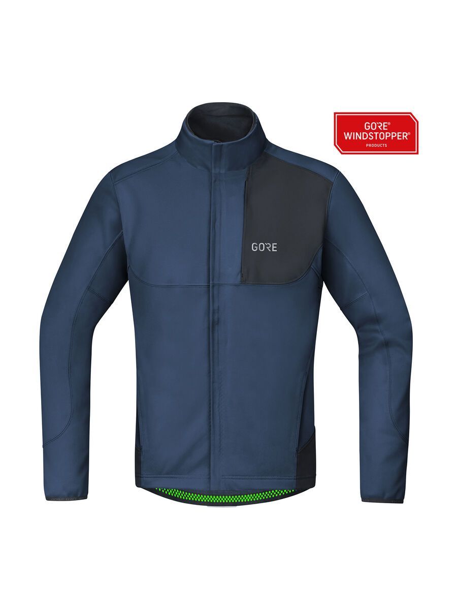 GOREWEAR C5 Gore Windstopper Thermo Trail Jacke, deep water blue/black - Bild 2
