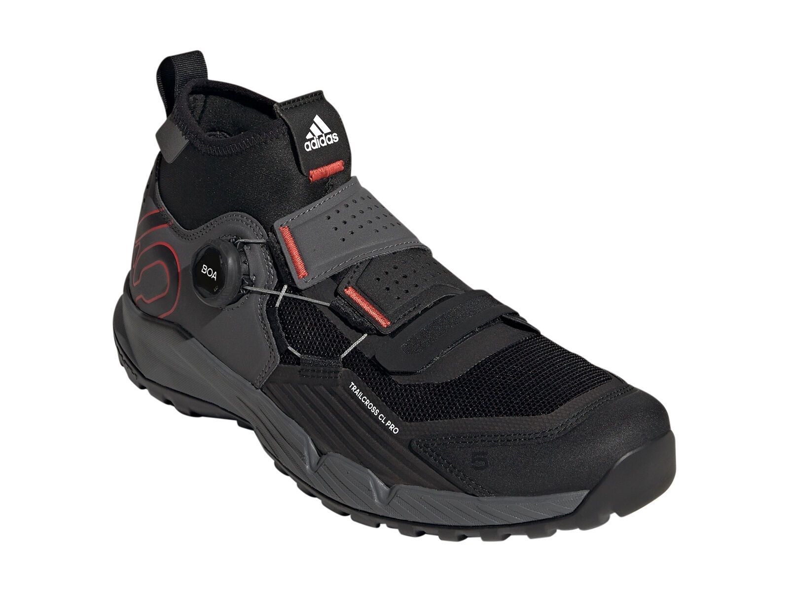 Five Ten Trailcross Pro Clip-In, grey/core black/red - Bild 1