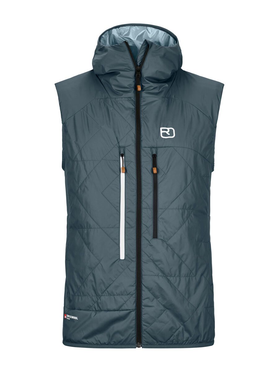 Ortovox Swisswool Piz Boè Vest M, dark arctic grey - Bild 1