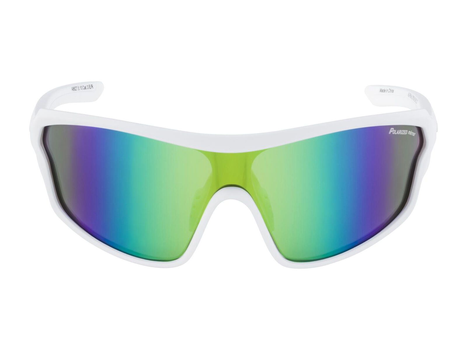 Alpina Lyron Shield P, white matt/Lens: ceramic mirror green - Bild 2