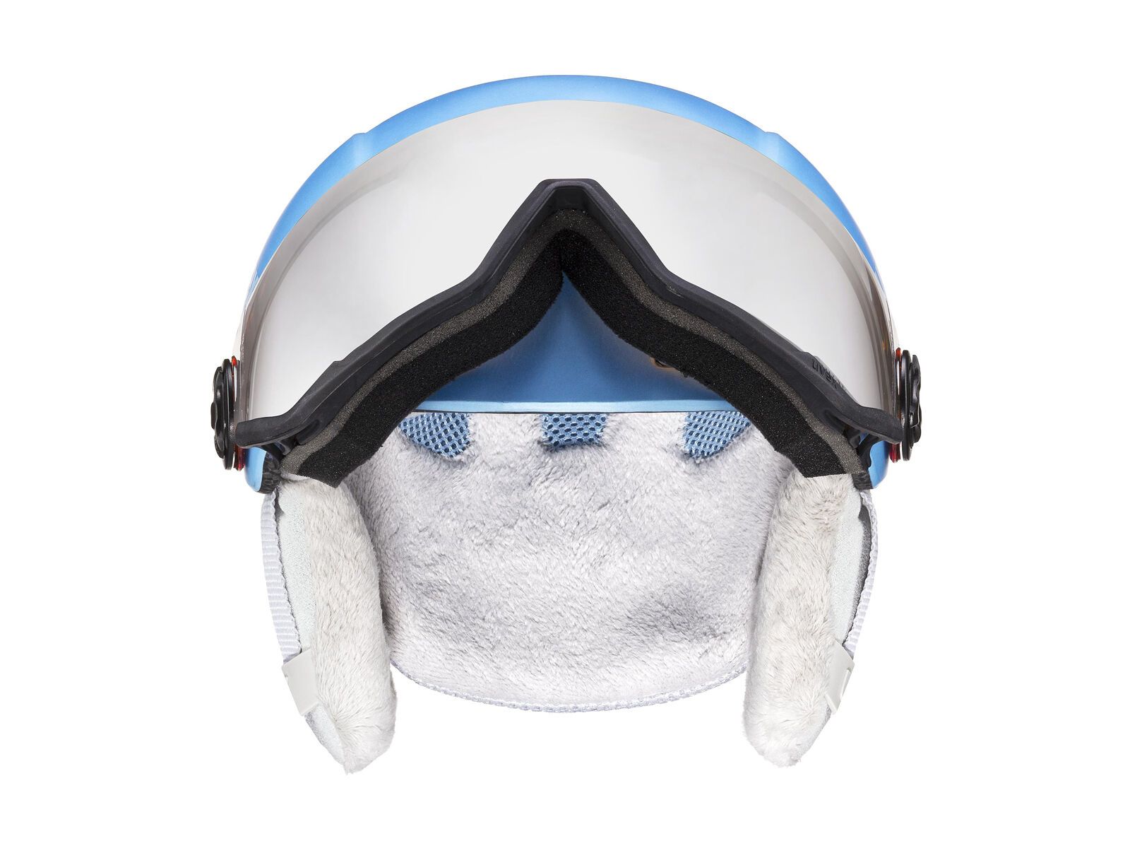 uvex hlmt 400 visor style, cloudy blue mat - Bild 3