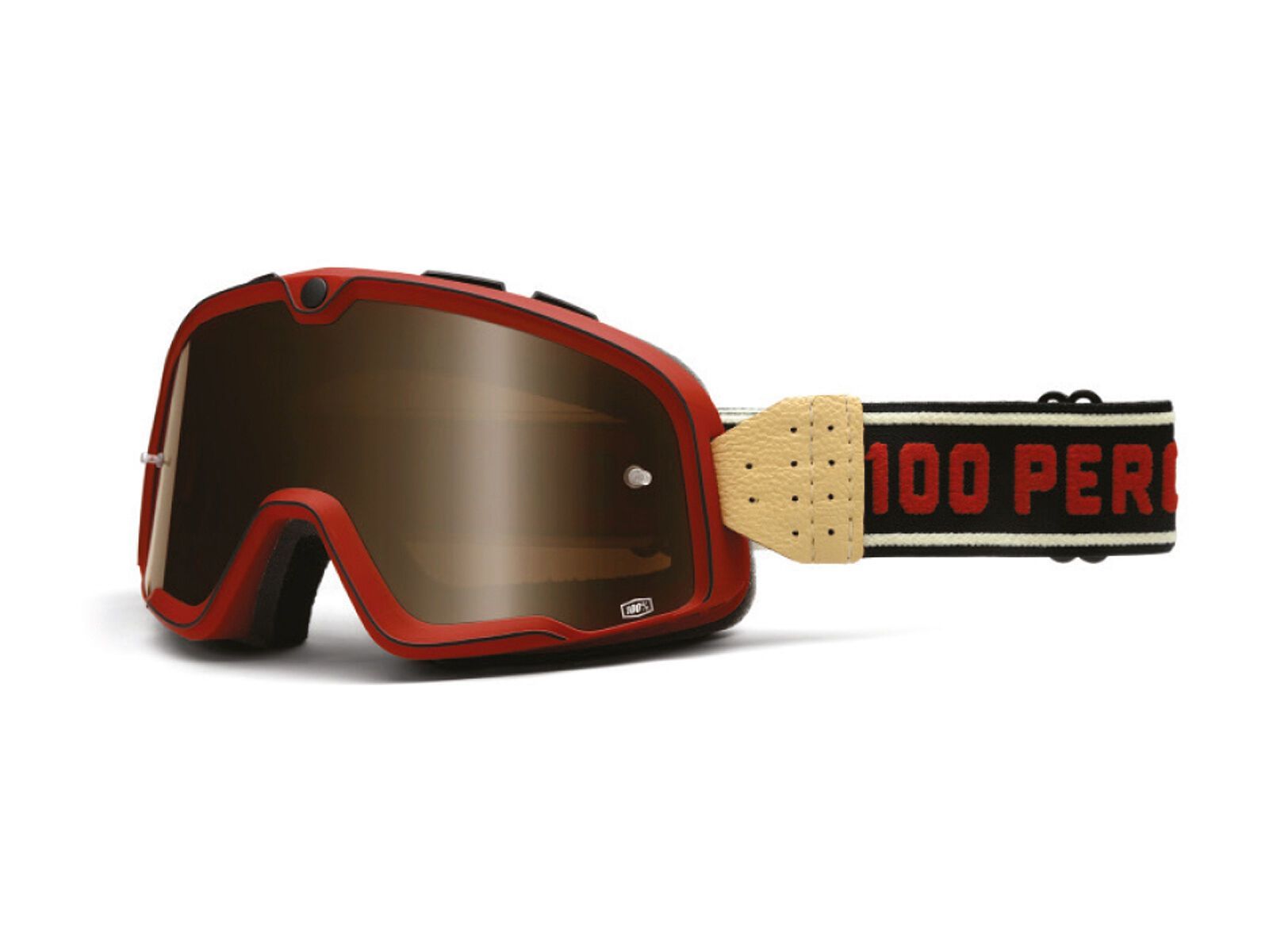 100% Barstow Classic, red/Lens: bronze mirror - Bild 1